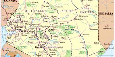 Kenya road map detailed