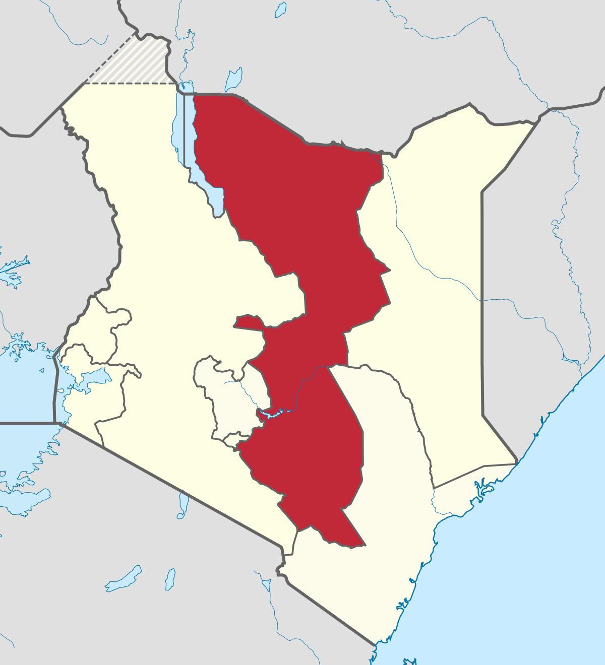 map of eastern province Kenya