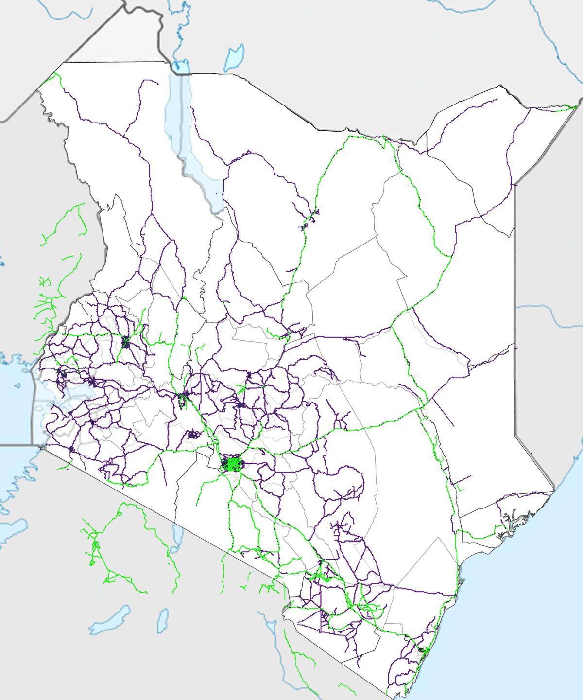 map of Kenya railway