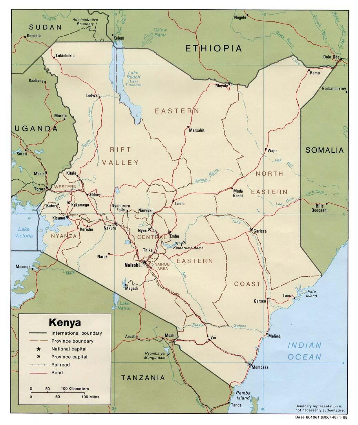 Rivers In Kenya Map Kenya River Map - Kenya Rivers Map (Eastern Africa - Africa)