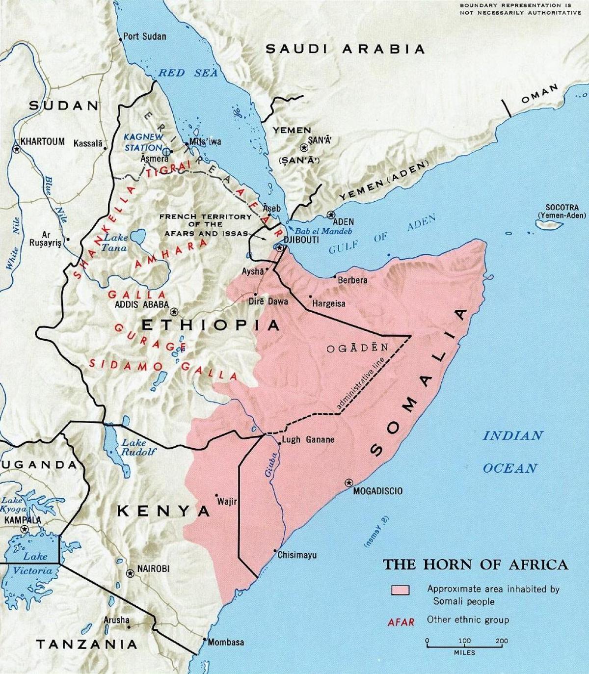 Northern Kenya map - Map of northern Kenya (Eastern Africa - Africa)