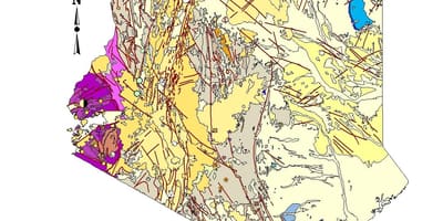 Map of geological map of Kenya
