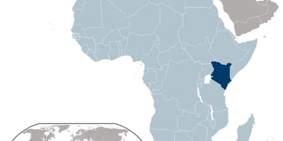 Kenya map location