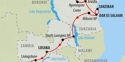 Map of map express Kenya